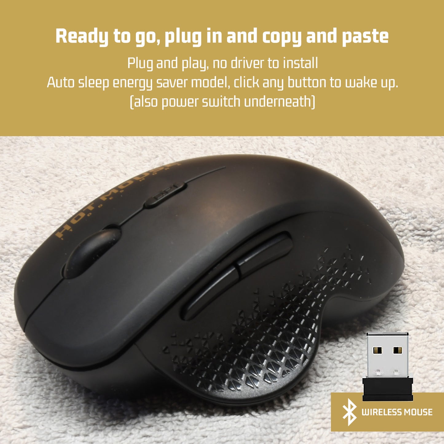 CopyPaste Mouse - Pro Ergonomic Computer Mouse